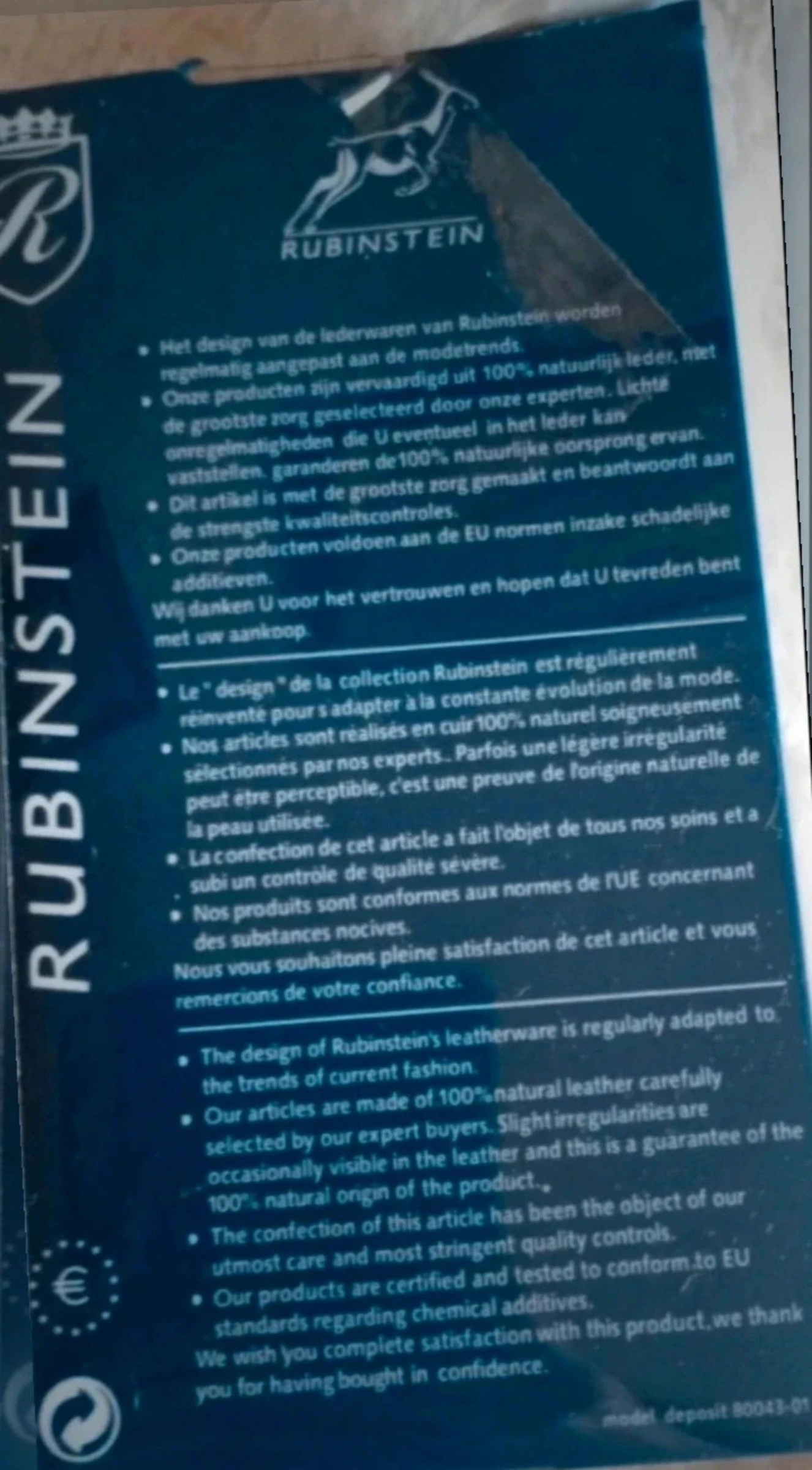 Monedero / cartera Rubinstein – photo 4